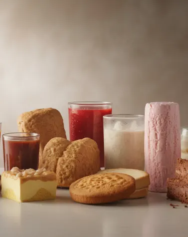 Assorted baked goods and desserts enhanced with hydrocolloids for extended shelf life and improved texture